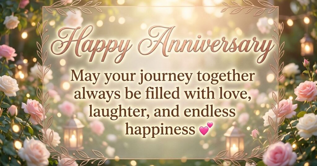 Anniversary Wishes for Newly Married Couples