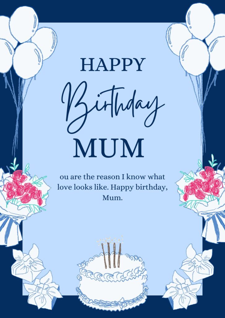 Short Birthday Card Messages for Mum