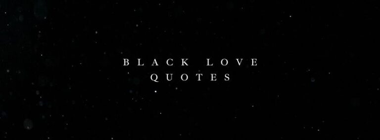 black love quotes