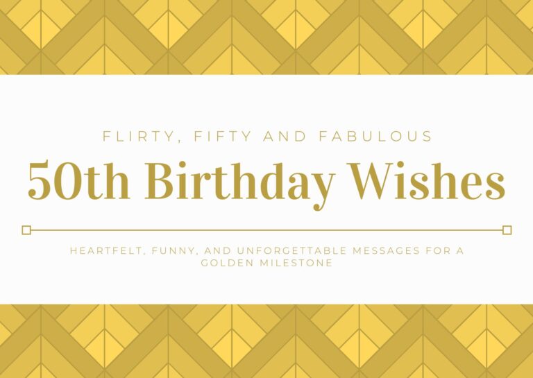 50th Birthday Wishes
