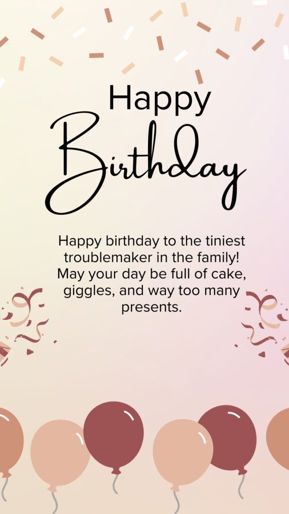 Birthday Wishes for a Little Nephew