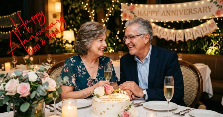Happy Anniversary Wishes for Mom and Dad