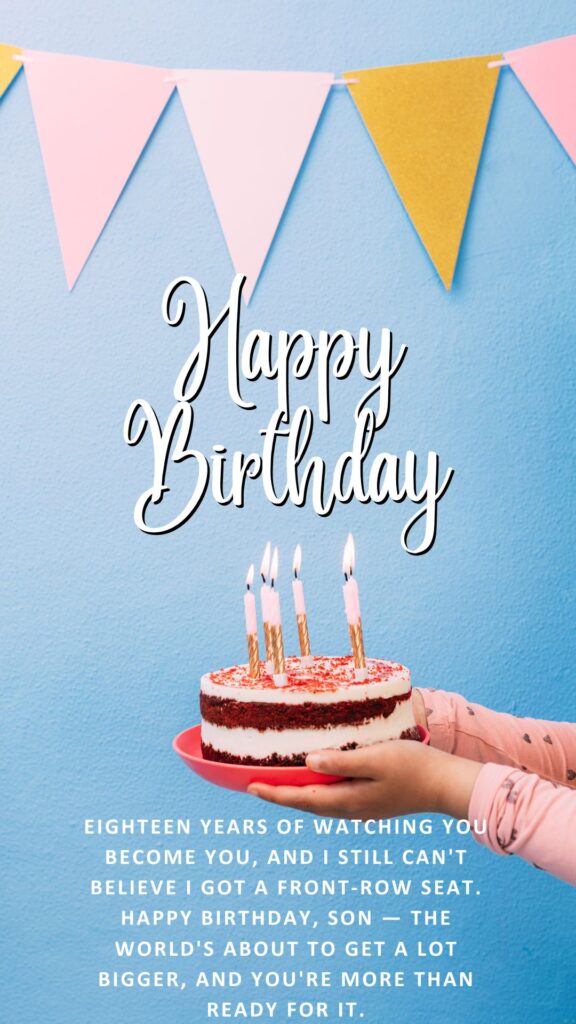 Milestone Birthday Messages for Son