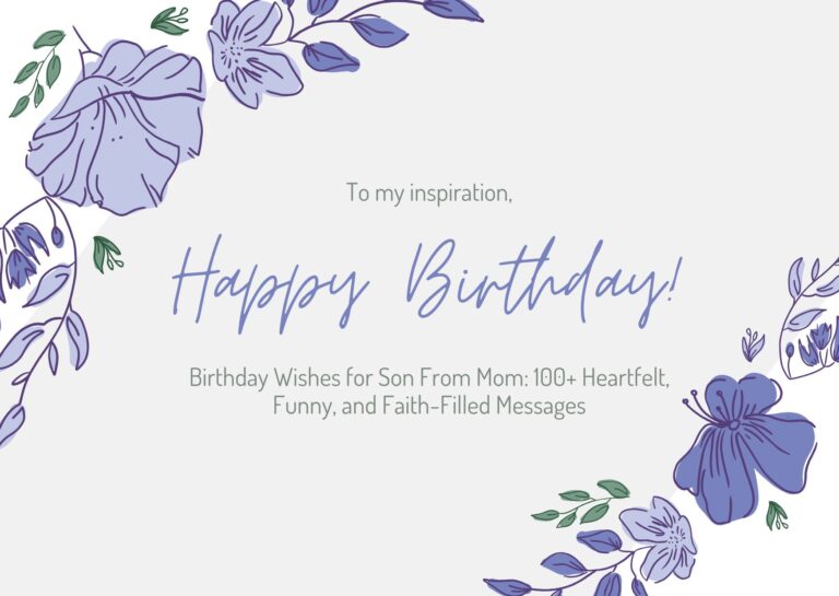 birthday wishes for son from mom​