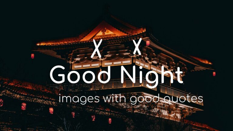 good night images with good quotes